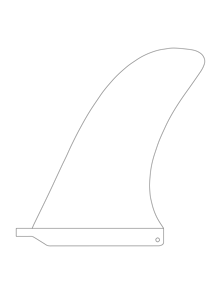 Dérive en bois Single Pivot fabriquée par l'atelier d'édune en Bretagne dans le Finistère