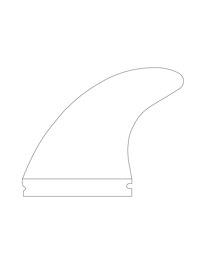 Dérive en bois Thruster fabriquée par l'atelier d'édune en Bretagne dans le Finistère